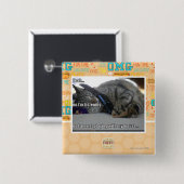 Ik luister vierkante button 5,1 cm (Voorkant /achterkant)