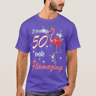 Ik maak 1969 50e verjaardag Flamin van 50 jaar T-shirt