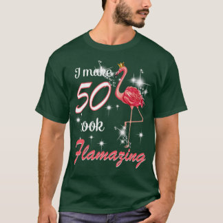Ik maak 1969 50e verjaardag Flamin van 50 jaar T-shirt