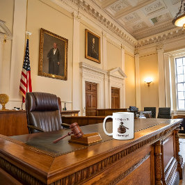 Ik maak bezwaar tegen Mornings Funny Law Gezegde Koffiemok