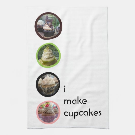 Ik maak Cupcakes Theedoek (Verticaal)