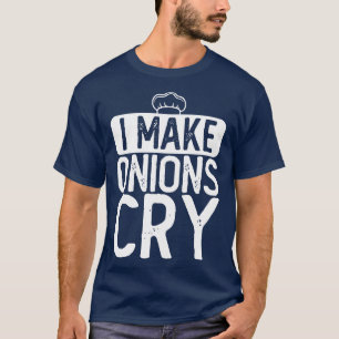 Ik maak de uien op de schil t-shirt