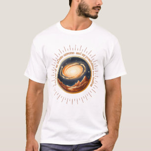 Ik maak deel uit van een oneindig universum. t-shirt