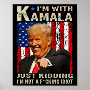 Ik maak een grapje met Kamala, ik ben geen Ing Idi Poster