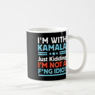 Ik maak een grapje met Kamala, ik ben geen smerige Koffiemok