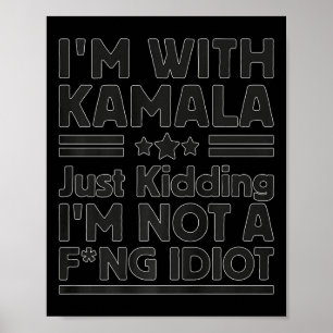 Ik maak een grapje met Kamala, ik ben geen smerige Poster