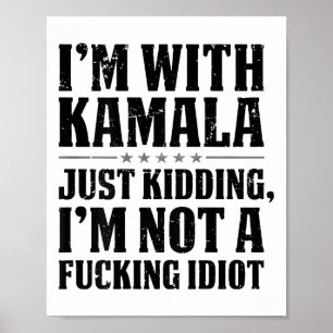 Ik maak een grapje met Kamala, ik ben geen smerige Poster