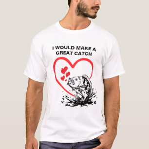 IK MAAK EEN GROTE VANGSTliefde Gevist T-shirt