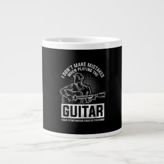 Ik maak geen fouten bij het spelen van gitaar extra grote beker