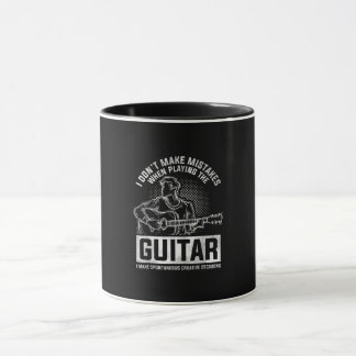 Ik maak geen fouten bij het spelen van gitaar mok