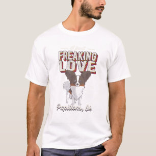 Ik maak gewoon liefdespapillons, oké Dog Retour T-shirt