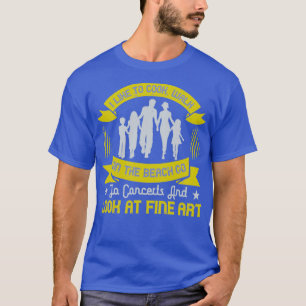 Ik maak graag koken op het strand om naar concerte t-shirt