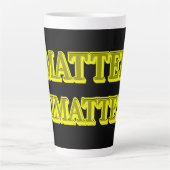 "IK MAAK HET!" Cute Expression Design. Bestel nu Latte Mok (Voorkant)