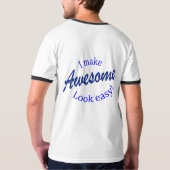 Ik maak het er makkelijk uit t-shirt (Achterkant)