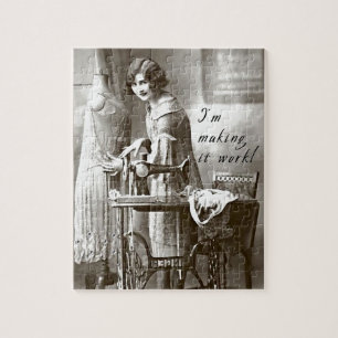 Ik maak het werk legpuzzel