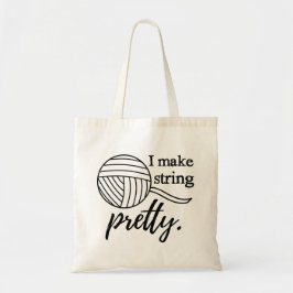 Ik maak Koord  Garen & Kunst Tote Bag