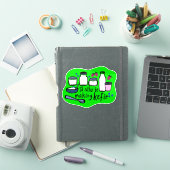 Ik maak liever KEFIR leuke fermentatie Sticker (iPad Cover)