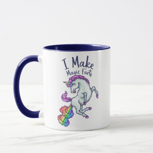Ik maak Magic Farts Rainbow Unicorn Mok (Links)