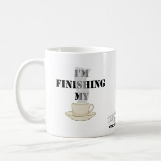 Ik maak mijn koffie af... mok. koffiemok