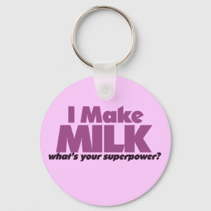 Ik maak MILK wat is je supermacht? Sleutelhanger