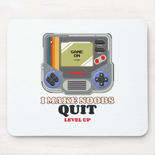 Ik maak Noobs Rage-stop Muismat (Voorkant)