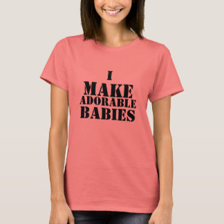 Ik maak Schattige baby's T-shirt