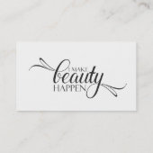 Ik maak schoonheid. visitekaartje (Achterkant)