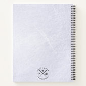 Ik maak String  Typografie Crafts + Yarn Notitieboek (Achterkant)