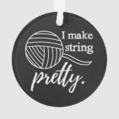 Ik maak String  Yarn + Crafts Chalkboard Ornament (achterkant)