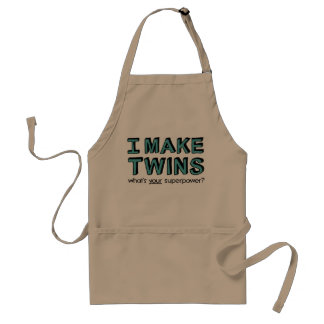 IK MAAK TWINS, wat is je supermacht? Standaard Schort