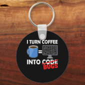 Ik maak van koffie een codeblok sleutelhanger (Voorkant)