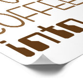 Ik maak van koffie een programmeercode poster (Hoek)