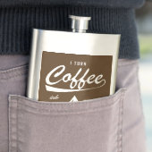 Ik maak van koffie topontmoetingen flacon (Voorbeeld)