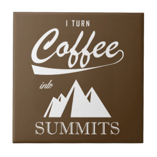 Ik maak van koffie topontmoetingen tegeltje