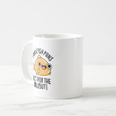 Ik maak vispuns alleen maar voor de heilbot grappi koffiemok (Voorkant links)