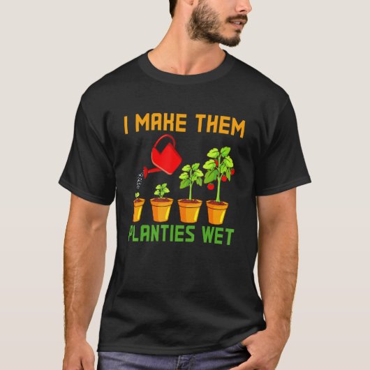 Ik maak ze natte Plant T-shirt (Voorkant)