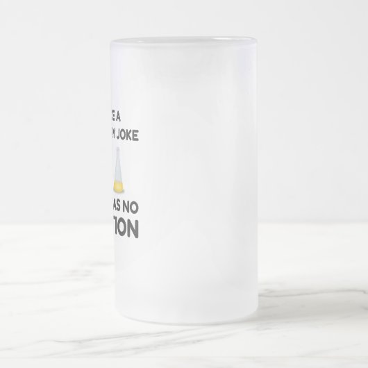 Ik maakte een scheikunde Joke Matglas Bierpul (Center)