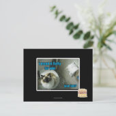 Ik maakte het donzig voor je briefkaart (Staand voorkant)