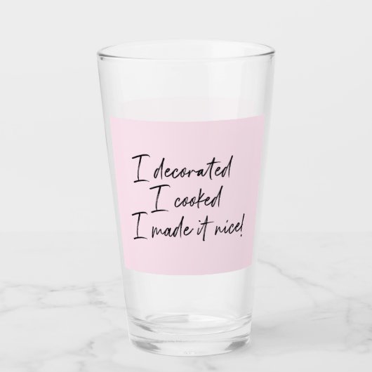 Ik maakte het mooie Housewives van NY RHONY Glas (Voorkant)