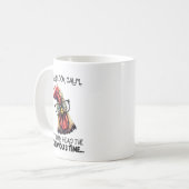 ‘Ik mag er rustig uitzien’ Koffie mok (Voorkant links)