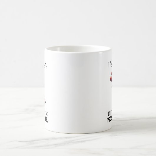 ‘Ik mag er rustig uitzien’ Koffie mok (Center)