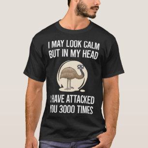 Ik mag er rustig uitzien struisvogel 23 t-shirt