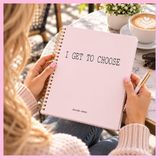 IK MAG KIEZEN Inspirerend Roze Geschenk Planner