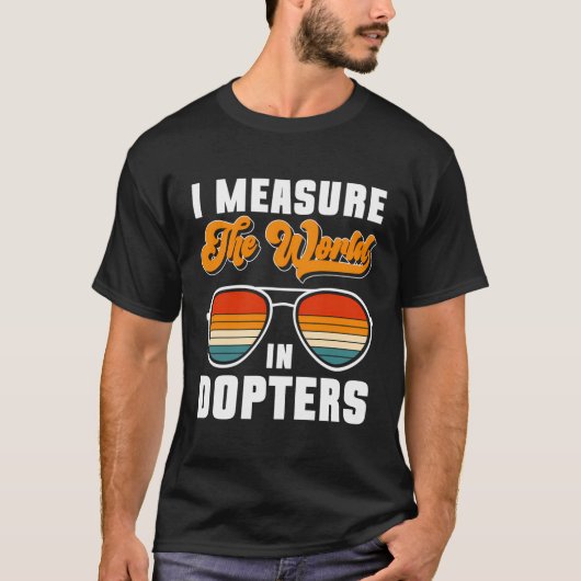 Ik meet de wereld in dopers t-shirt (Voorkant)