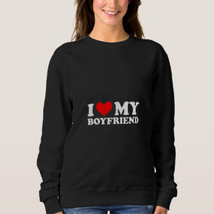 Ik ❤️ mijn vriend sweatshirt