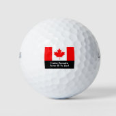 Ik mis Canada van Eh naar Zed Golfballen (Voorkant)