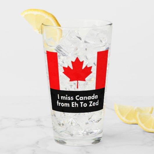 Ik mis Canada van Eh tot Zed Glas (Voorkant ijs)