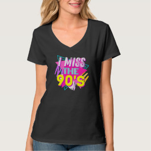 Ik mis de 90's Retro 90's Nostalgie T-shirt
