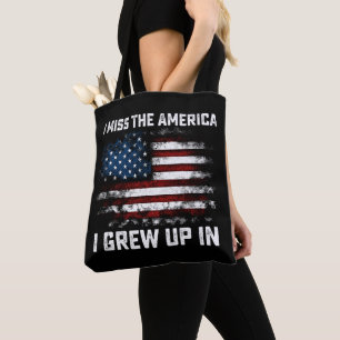 Ik mis de Amerika waar ik ben opgegroeid USA Ameri Draagtas