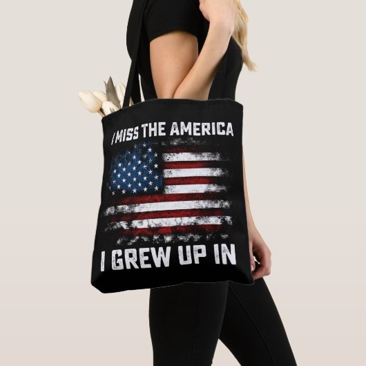 Ik mis de Amerika waar ik ben opgegroeid USA Ameri Draagtas (Dichtbij)